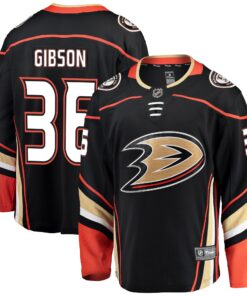 John Gibson Anaheim Ducks Fanatics Breakaway Player Jersey  Black