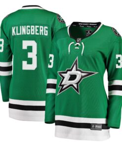 John Klingberg Dallas Stars Fanatics Women_s Breakaway Player Jersey  Kelly Green