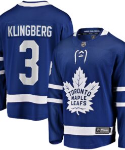 John Klingberg Toronto Maple Leafs Fanatics Home Breakaway Jersey  Blue