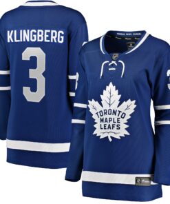 John Klingberg Toronto Maple Leafs Fanatics Women_s Home Breakaway Player Jersey  Blue