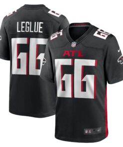 John Leglue Atlanta Falcons  Team Game Jersey   Black