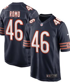 John Parker Romo Chicago Bears  Team Game Jersey   Navy