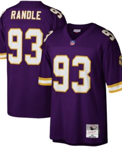 John Randle Minnesota Vikings Mitchell amp Ness Legacy Replica Jersey  Purple