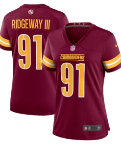 John Ridgeway Washington Commanders  Women_s  Game Jersey   Burgundy