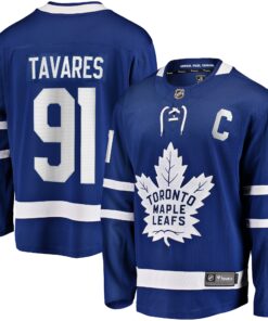 John Tavares Toronto Maple Leafs Fanatics Home Captain Premier Breakaway Player Jersey  Blue
