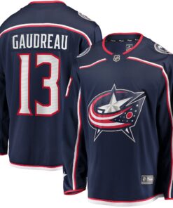 Johnny Gaudreau Columbus Blue Jackets Fanatics Breakaway Player Jersey  Navy