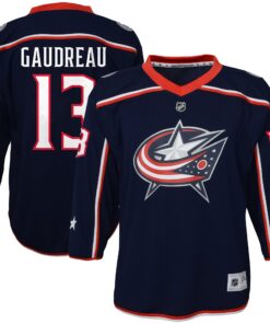 Johnny Gaudreau Columbus Blue Jackets Youth Replica Player Jersey  Navy