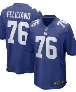 Jon Feliciano New York Giants  Game Player Jersey  Royal