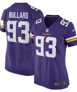 Jonathan Bullard Minnesota Vikings  Women_s Game Player Jersey  Purple