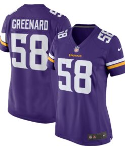 Jonathan Greenard Minnesota Vikings  Women_s Team Game Jersey   Purple