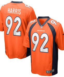 Jonathan Harris Denver Broncos  Game Jersey  Orange