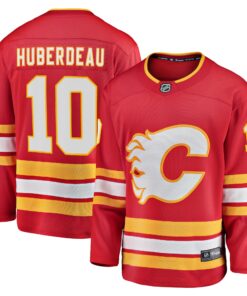 Jonathan Huberdeau Calgary Flames Fanatics Home Breakaway Player Jersey  Red