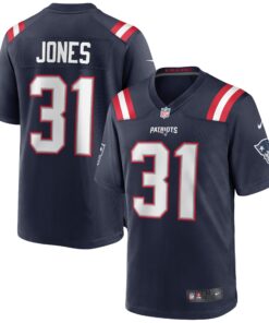 Jonathan Jones New England Patriots  Game Jersey  Navy