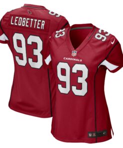 Jonathan Ledbetter Arizona Cardinals  Women_s Game Jersey  Cardinal