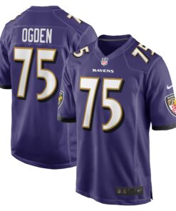 Jonathan Ogden Baltimore Ravens  Retired Player Game Jersey  Purple 1
