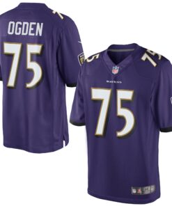 Jonathan Ogden Baltimore Ravens  Retired Player Limited Jersey  Purple