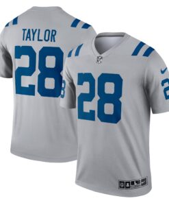 Jonathan Taylor Indianapolis Colts  Inverted Legend Jersey  Gray