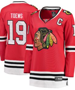 Jonathan Toews Chicago Blackhawks Fanatics Women_s Home Breakaway Player Jersey  Red
