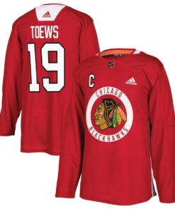 Jonathan Toews Chicago Blackhawks Practice Player Jersey  Red