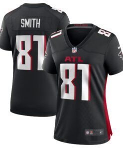 Jonnu Smith Atlanta Falcons  Women_s Game Player Jersey  Black