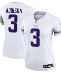 Jordan Addison Minnesota Vikings  Women_s Alternate Legend Jersey  White