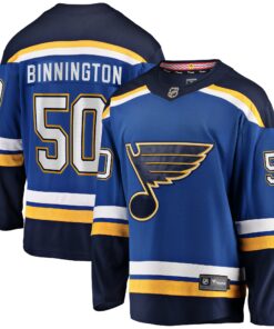 Jordan Binnington St. Louis Blues Fanatics Breakaway Home Jersey  Blue