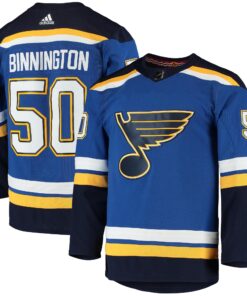 Jordan Binnington St. Louis Blues Home Authentic Player Jersey  Blue