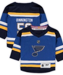 Jordan Binnington St. Louis Blues Infant Home Replica Player Jersey  Blue
