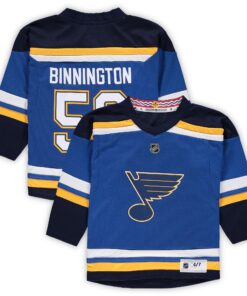 Jordan Binnington St. Louis Blues Preschool Home Replica Player Jersey  Blue