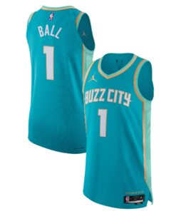 Jordan Brand LaMelo Ball Charlotte Hornets  Authentic Jersey - City Edition - Teal
