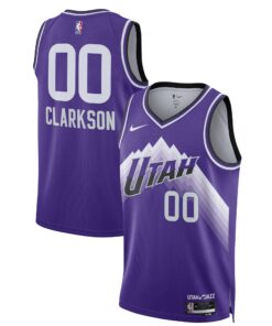 Jordan Clarkson Utah Jazz Unisex 202324 Swingman Jersey - Purple - City Edition