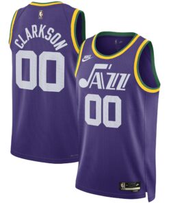 Jordan Clarkson Utah Jazz Unisex Swingman Replica Jersey - Classic Edition - Purple