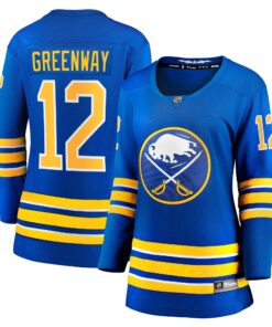 Jordan Greenway Buffalo Sabres Women_s Fanatics Home Breakaway Jersey  Royal