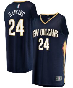 Jordan Hawkins New Orleans Pelicans Fanatics  Fast Break Replica Jersey - Icon Edition - Navy