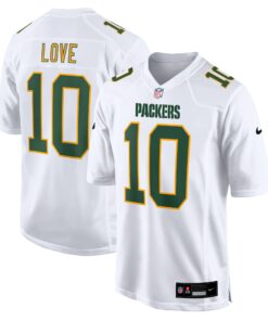 Jordan Love Green Bay Packers  Fashion Game Jersey  White