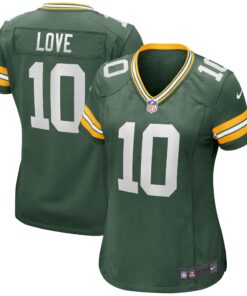 Jordan Love Green Bay Packers  Women_s Game Jersey  Green