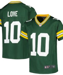 Jordan Love Green Bay Packers  Youth Game Jersey  Green