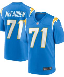 Jordan McFadden Los Angeles Chargers  Team Game Jersey  Powder Blue