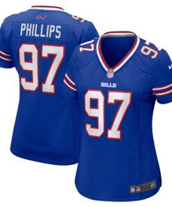 Jordan Phillips Buffalo Bills  Women_s Game Jersey  Royal
