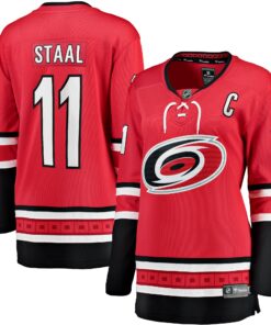 Jordan Staal Carolina Hurricanes Fanatics Women_s Alternate Breakaway Player Jersey  Red