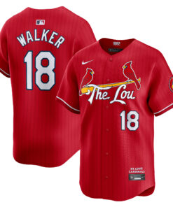 Jordan Walker St. Louis Cardinals2024 City Connect Limited Player Jersey  Red