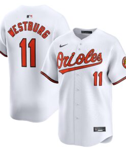 Jordan Westburg Baltimore OriolesHome Limited Player Jersey  White