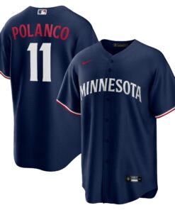 Jorge Polanco Minnesota TwinsAlternate Replica Player Jersey  Navy