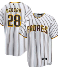 JosÃ© Azocar San Diego PadresHome  Replica Player Jersey  White