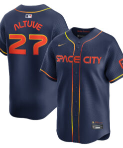 Jose Altuve Houston AstrosCity Connect Limited Player Jersey  Navy