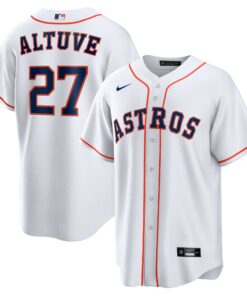Jose Altuve Houston AstrosHome Replica Player Name Jersey  White