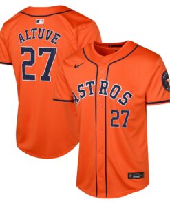 Jose Altuve Houston AstrosYouth Alternate Limited Player Jerseynbspâ€“ Orange