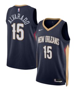 Jose Alvarado New Orleans Pelicans Unisex Swingman Jersey - Icon Edition - Navy