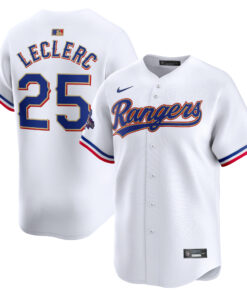 Jose Leclerc Texas Rangers2024 Gold Collection Limited Player Jerseynbspâ€“ White