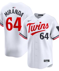 Jose Miranda Minnesota TwinsHome Limited Player Jersey  White